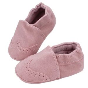 PatPat Soft Sole Pink Baby Slip-on Moccasin Slippers Size Baby 2